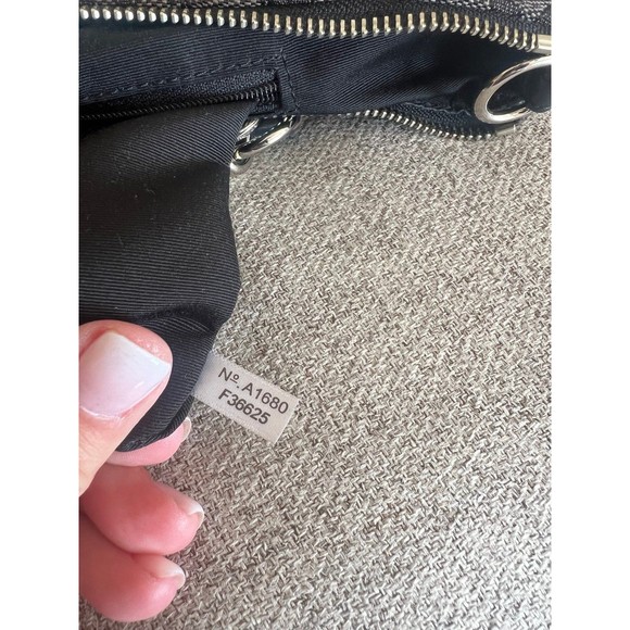 COACH Monogram Canvas Small Bag #F36625 Kelsey Grey/Black - Picture 3 of 7